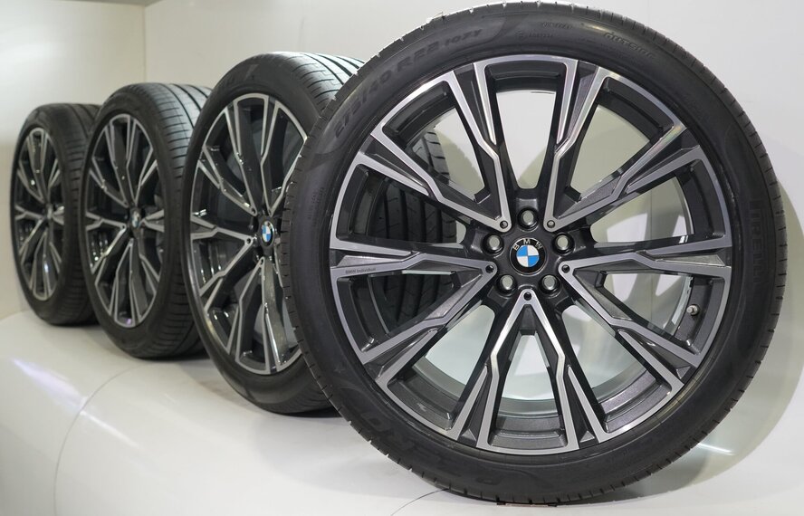 BMW BMW X7 G07 758i 22 inch velgen Pirelli Runflat Zomerbanden Nieuw Origineel