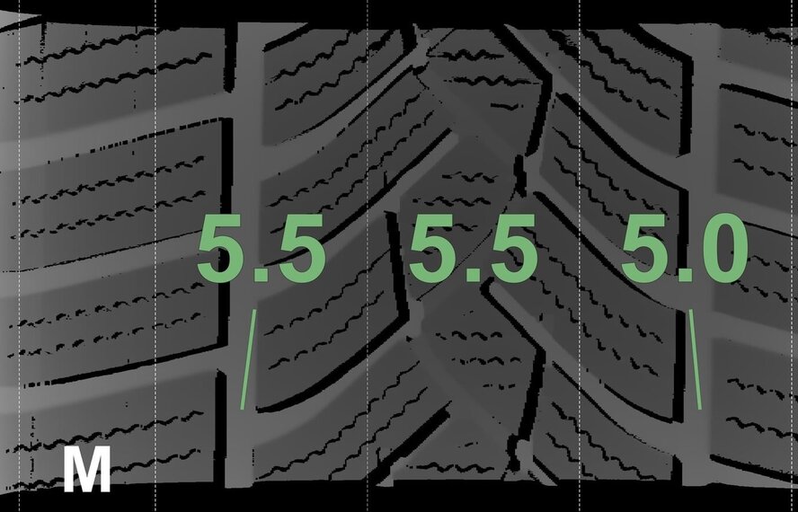 Mercedes Mercedes C-Klasse C206 S206 W206 18 inch velgen Goodyear Winterbanden Origineel