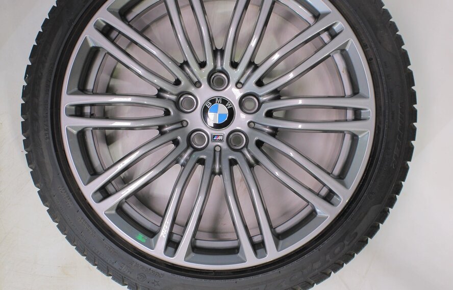 BMW BMW 5 serie G30 G31 8 serie G14 G15 G16 664M 19 inch velgen Pirelli Runflat Winterbanden Nieuw Origineel