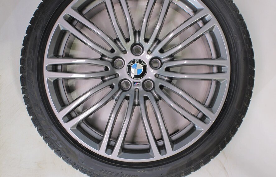 BMW BMW 5 serie G30 G31 8 serie G14 G15 G16 664M 19 inch velgen Pirelli Runflat Winterbanden Nieuw Origineel