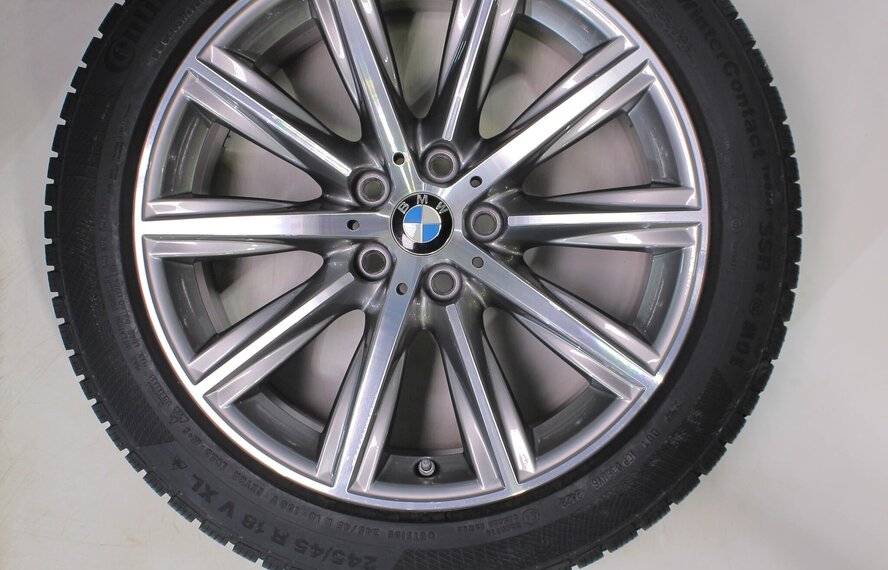 BMW BMW 5 serie G30 G31 8 serie G14 G15 G16 684 18 inch velgen Continental Runflat Winterbanden Nieuw Origineel