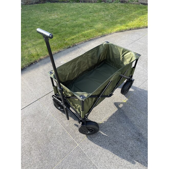 Opvouwbare bolderkar luchtbanden TRAVEL groen