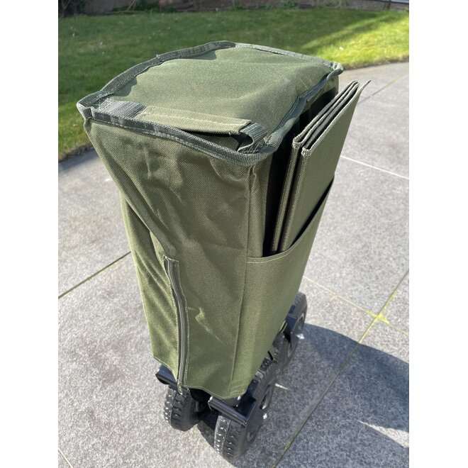 Opvouwbare bolderkar luchtbanden TRAVEL groen