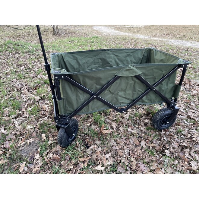 Opvouwbare bolderkar luchtbanden TRAVEL groen