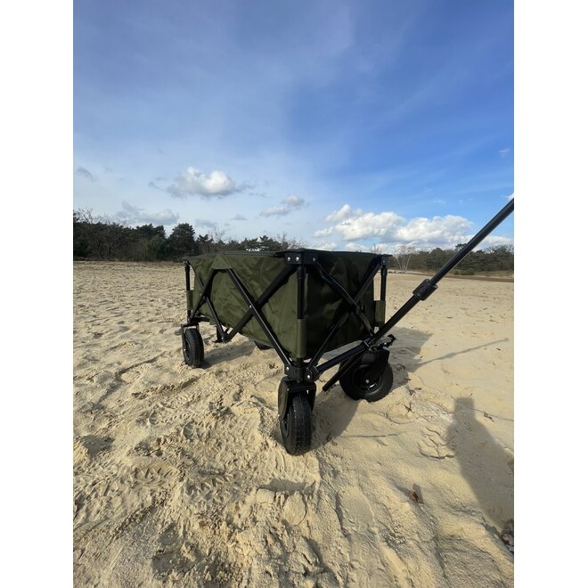 Opvouwbare bolderkar luchtbanden TRAVEL groen