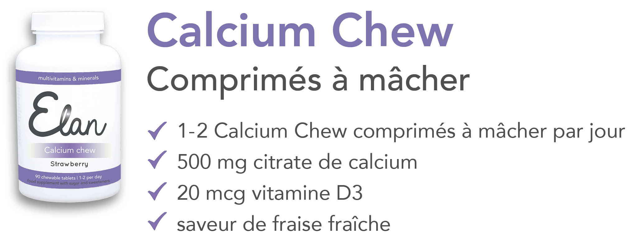 Proefverpakking Calcium Chew kauwtabletten