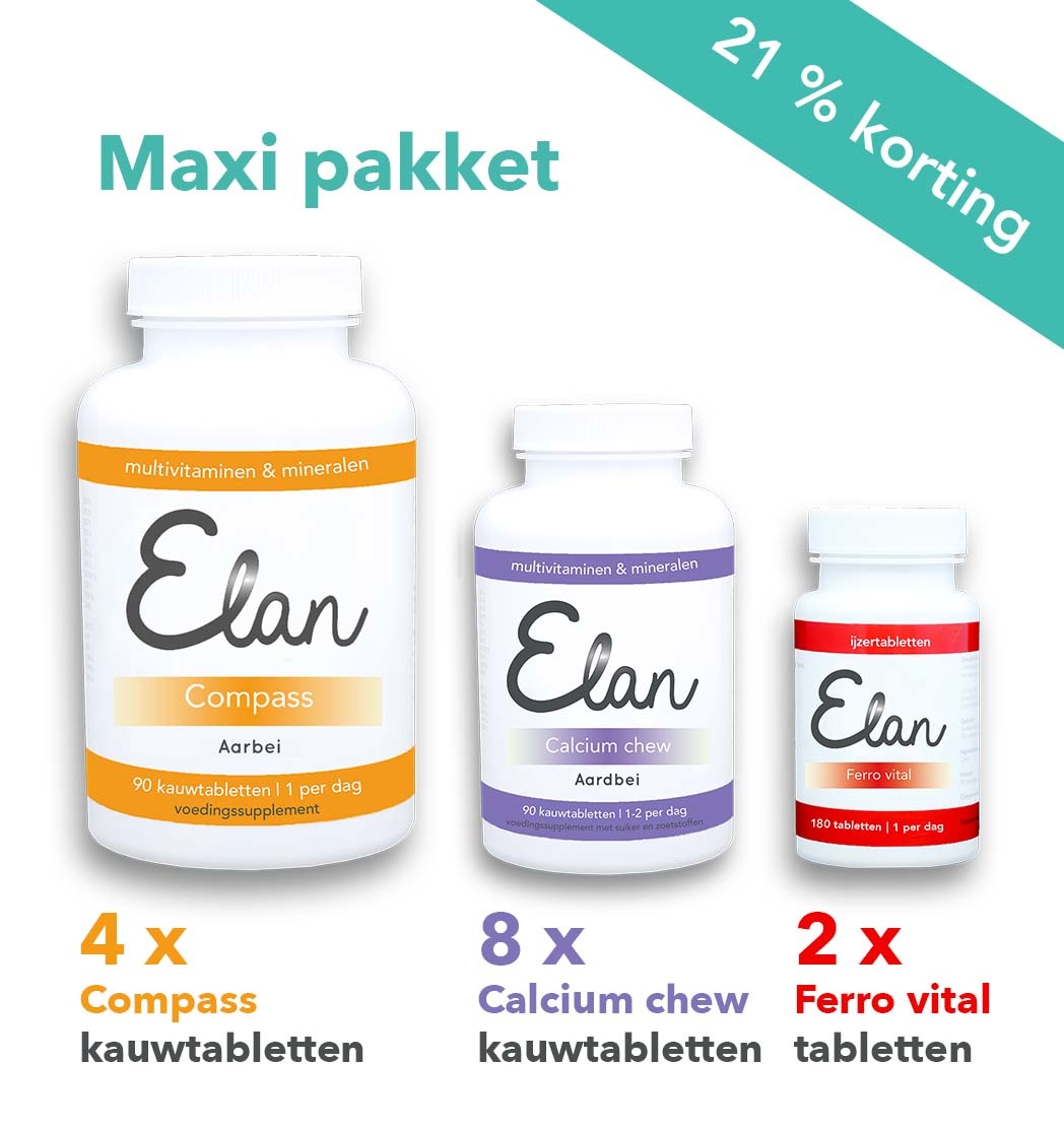 Compass Kautabletten & 1.000 mg Calcium chew maxi Pakete - 12 Monate