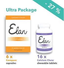 Compass capsules & 2.000 mg Calcium Chew  ultra pakket - 12 maanden