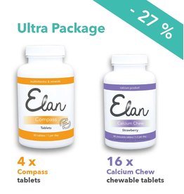 Compass Tabletten & 2.000 mg Calcium Chew Ultra Pakete - 12 Monate