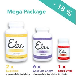 Supreme kauwtabletten & 1.500 mg Calcium Chew mega pakket - 6 maanden