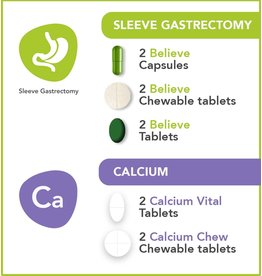Proefverpakking Sleeve Gastrectomie - Believe & Calcium