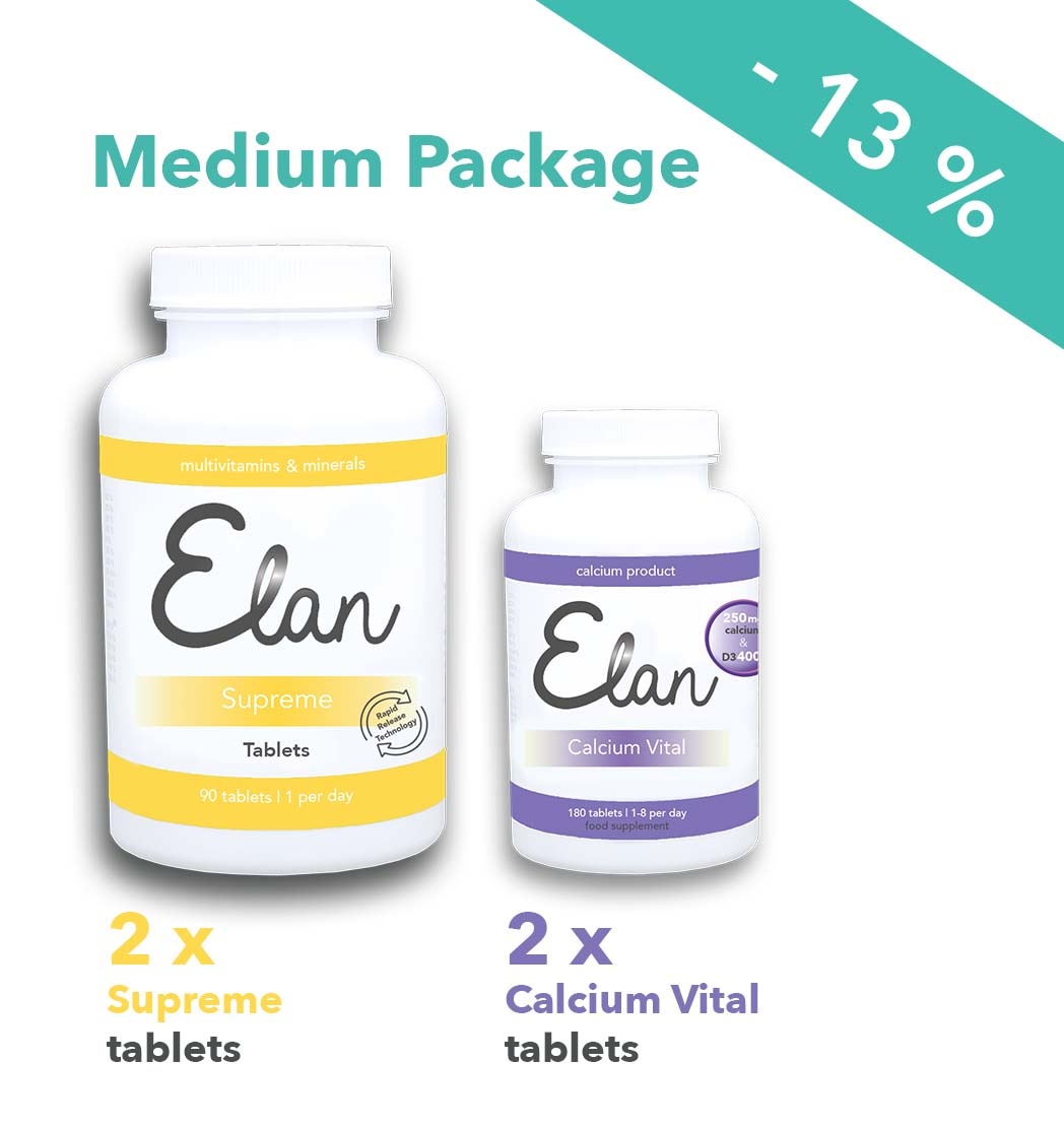 Supreme tabletten & 500 mg Calcium Vital medium pakket - 6 maanden
