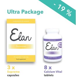 Supreme Kapseln & 2.000 mg Calcium Vital Ultra Pakete - 6 Monate