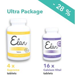Supreme Tabletten & 2.000 mg Calcium Vital Ultra Pakete - 12 Monate