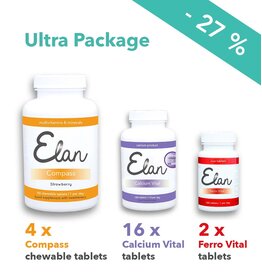 Compass Kautabletten & 2.000 mg Calcium Vital Ultra Pakete - 12 Monate