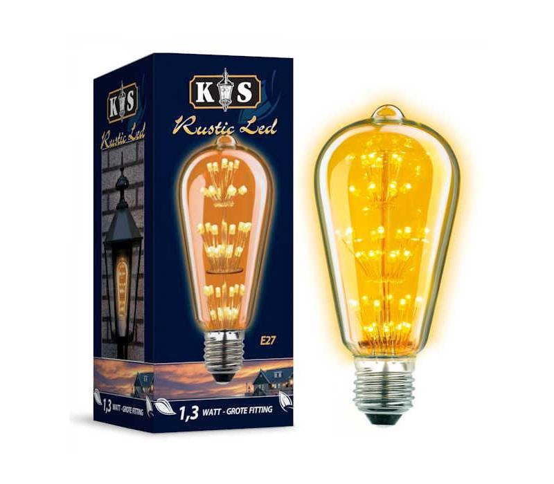 LED Lamp Rustic - Lichtdiscounter.nl