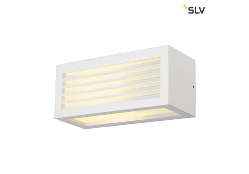 SLV BOX-L E27 WIT wandlamp