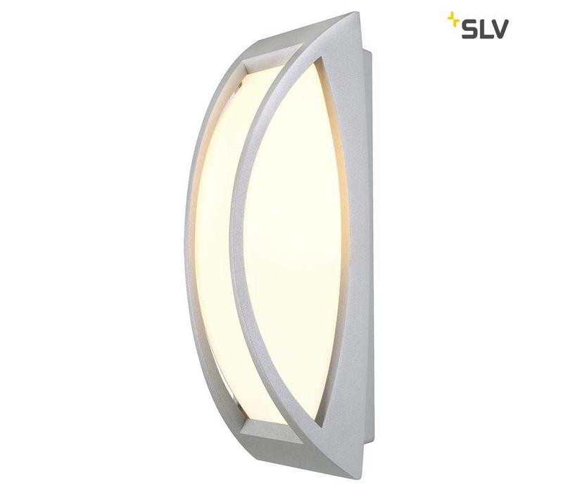 MERIDIAN 2 zilvergrijs wandlamp