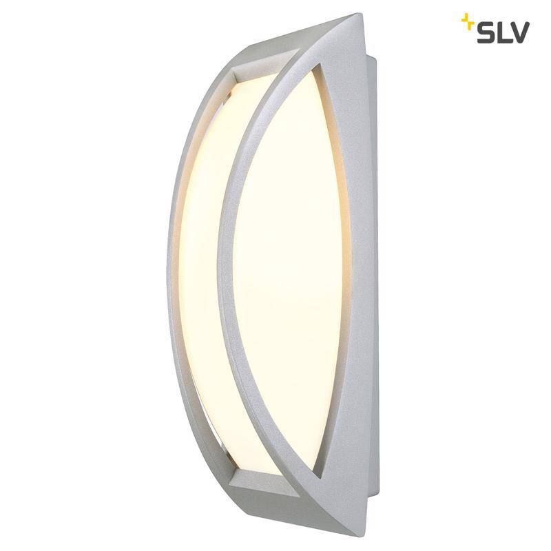 SLV MERIDIAN 2 zilvergrijs wandlamp