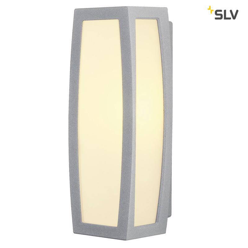 SLV Meridian BOX grijs wandlamp