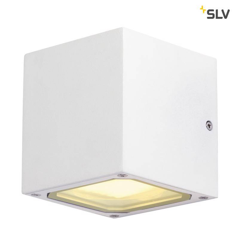 SLV Sitra Cube WIT wandlamp