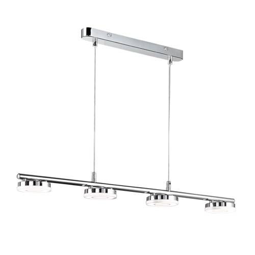 Reality RENNES 4x 4W chroom hanglamp