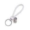 Clicks Sieraden Gevlochten click sleutelhanger wit