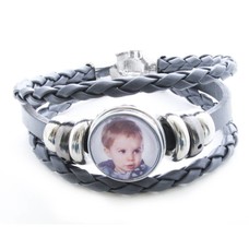 Armband met Foto Armband met Foto Grijs Triple