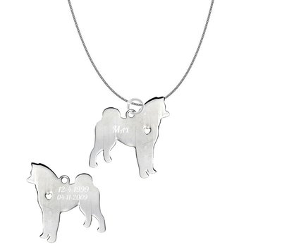 Sieraden met dieren Ketting met hanger Husky