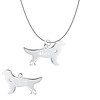 Sieraden met dieren Ketting met hanger Golden Retriever