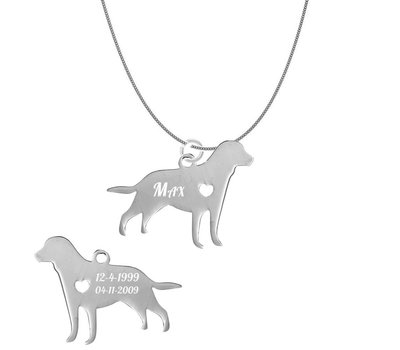 Sieraden met dieren Ketting met hanger Labrador Retriever