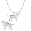 Sieraden met dieren Ketting met hanger Bull Terriër