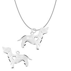 Sieraden met dieren Ketting met hanger Basset Hound