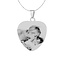 Ketting Graveren Hanger Hart sweet klein zilverkleurig