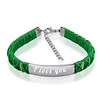 Armband met Naam Armband graveren dames groen