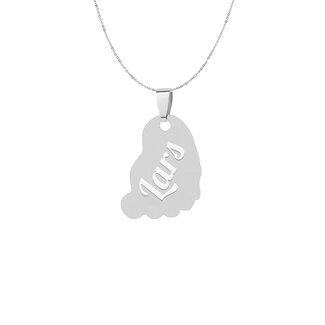 Hanger Babyvoetje Zilverkleurig