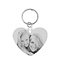 Sleutelhanger Graveren Hart Liefde Zilverkleurig