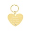 Sleutelhanger Graveren Hart Diamond Goudkleurig