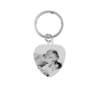 Sleutelhanger Graveren Hart Klein Sweet Zilverkleurig