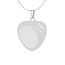 Vingerafdruk sieraad sweet hart klein zilverkleurig
