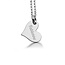 Ketting met Hartje zilverkleurig