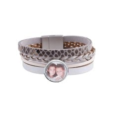 Armband met Foto Armband met Foto Snake Grijs