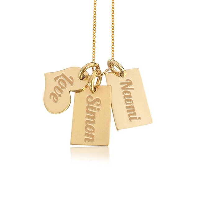 Liefdes Ketting Goudkleurig