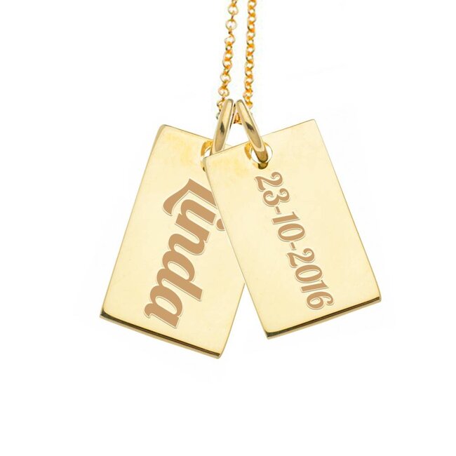 Zwanger Ketting Goudkleurig