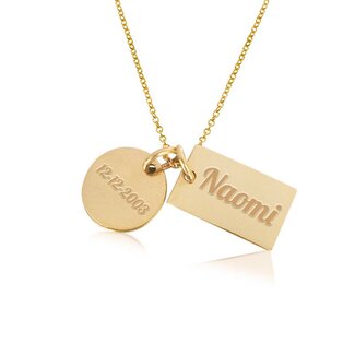 Geboorteketting Goudkleurig