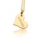 Ketting met Hartje goudkleurig