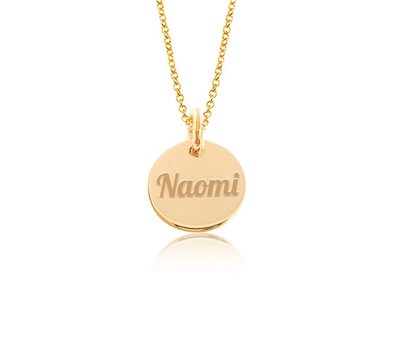 Ketting met naam Graveren goud kopen? Kies je Tekst - Gratis graveren! - Shoppe | Mooi & Persoonlijk