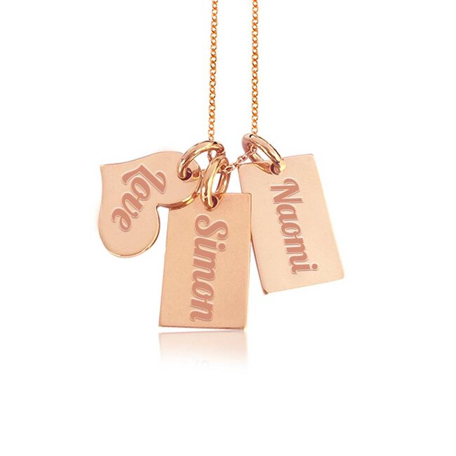 Liefdes Ketting Rosé goudkleurig