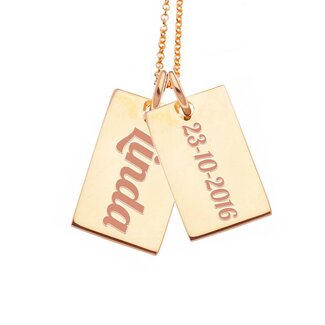 Zwanger Ketting Rosé goudkleurig