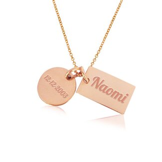 Geboorteketting Rosé goudkleurig